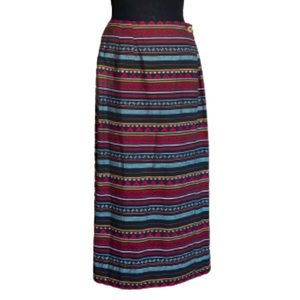 Vintage White Stag Western Maxi Skirt